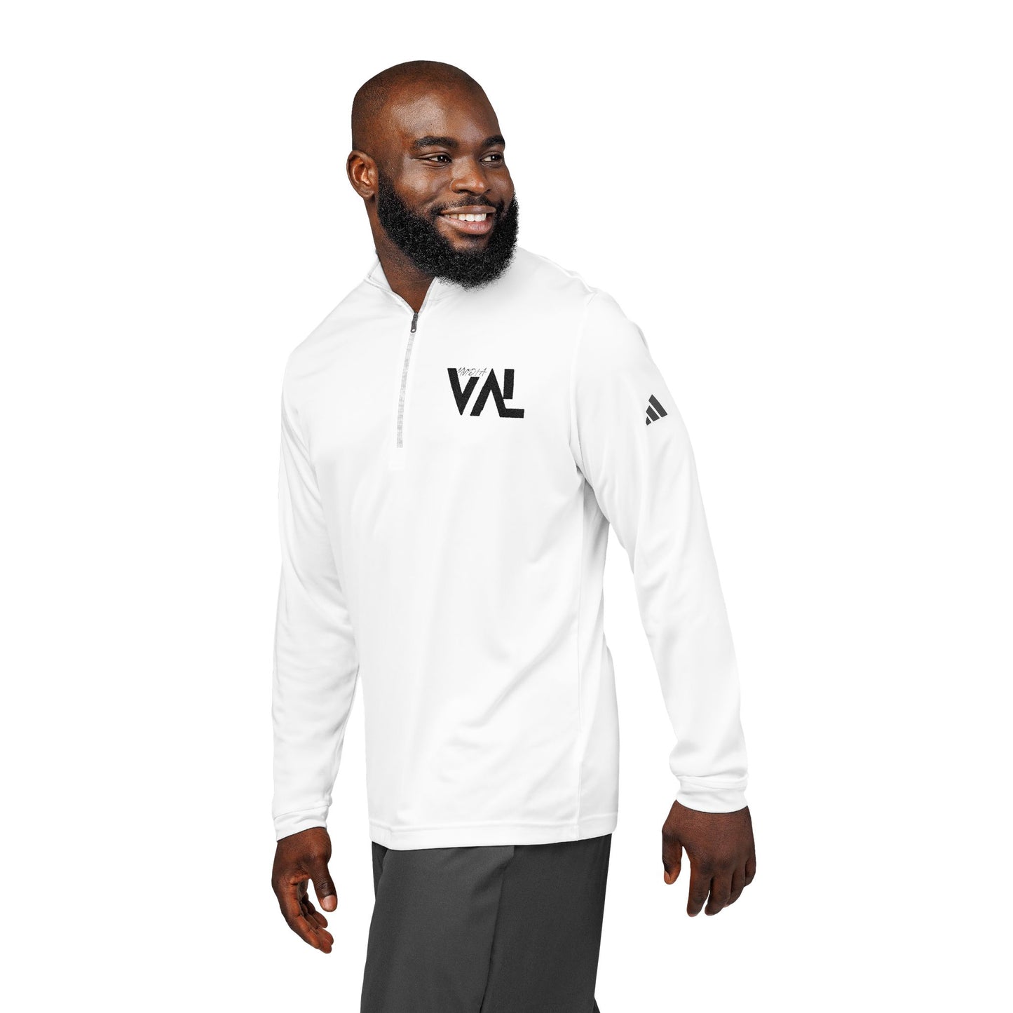 Men's adidas® Quarter-Zip Pullover with Custom Embroidery