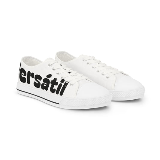 Versatile Men's Low Top Sneakers - Stylish White Casual Footwear